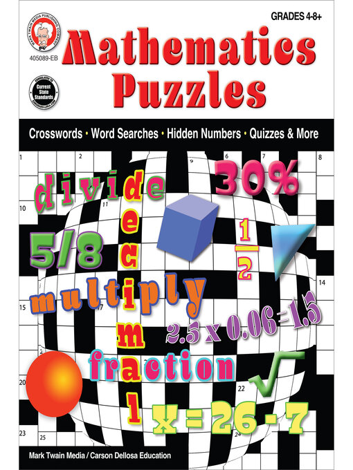 Title details for Mathematics Puzzles by Mark Twain Media - Available